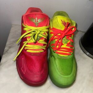 Size 9.5 - PUMA MB.01 x Rick and Morty Green/Red 2022